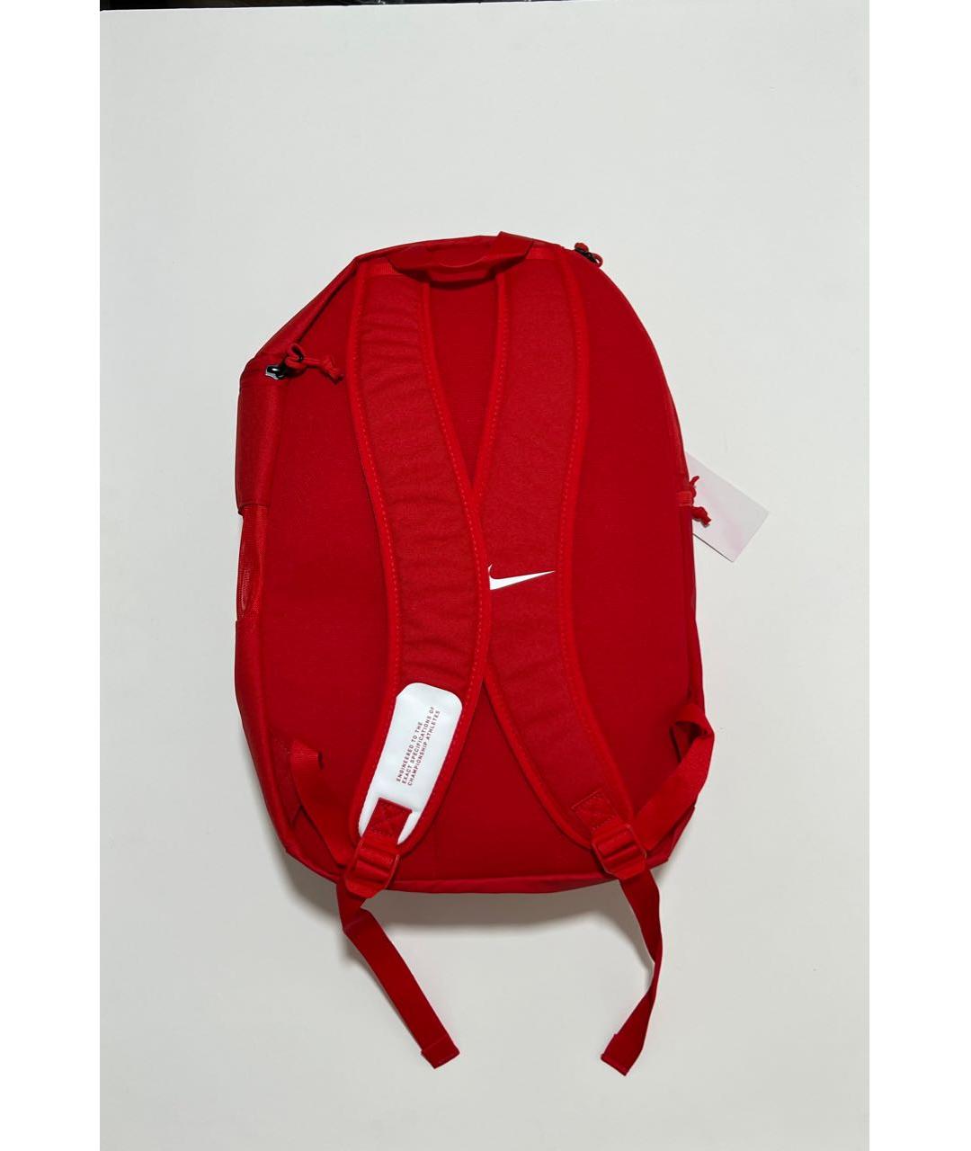NIKE Красный синтетический рюкзак, фото 3