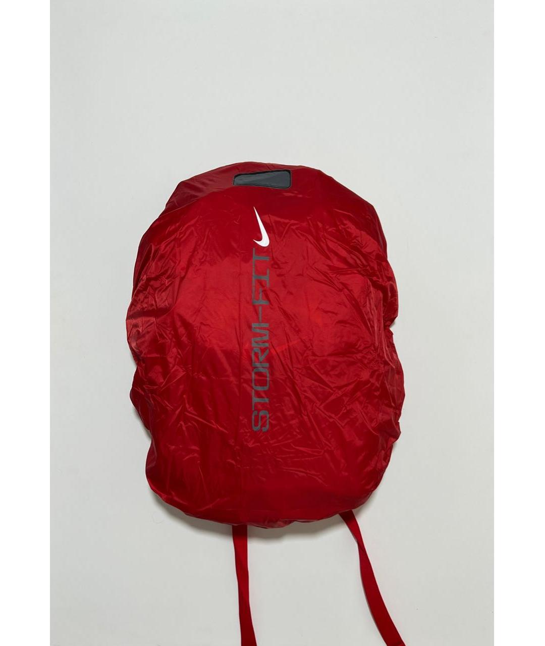 NIKE Красный синтетический рюкзак, фото 8