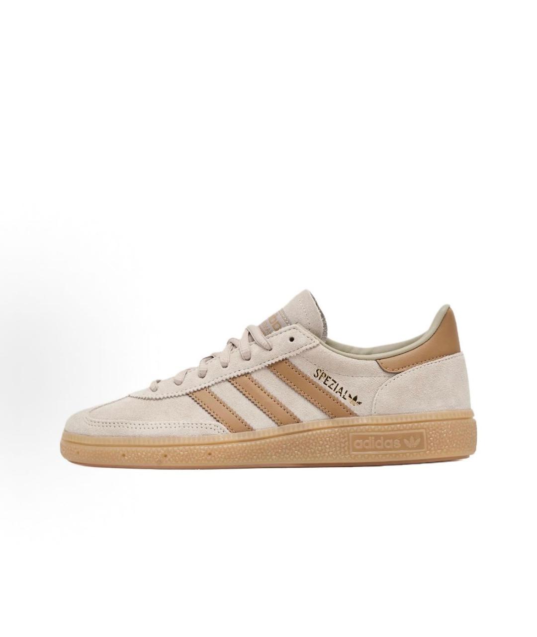 ADIDAS Бежевые замшевые кроссовки, фото 2