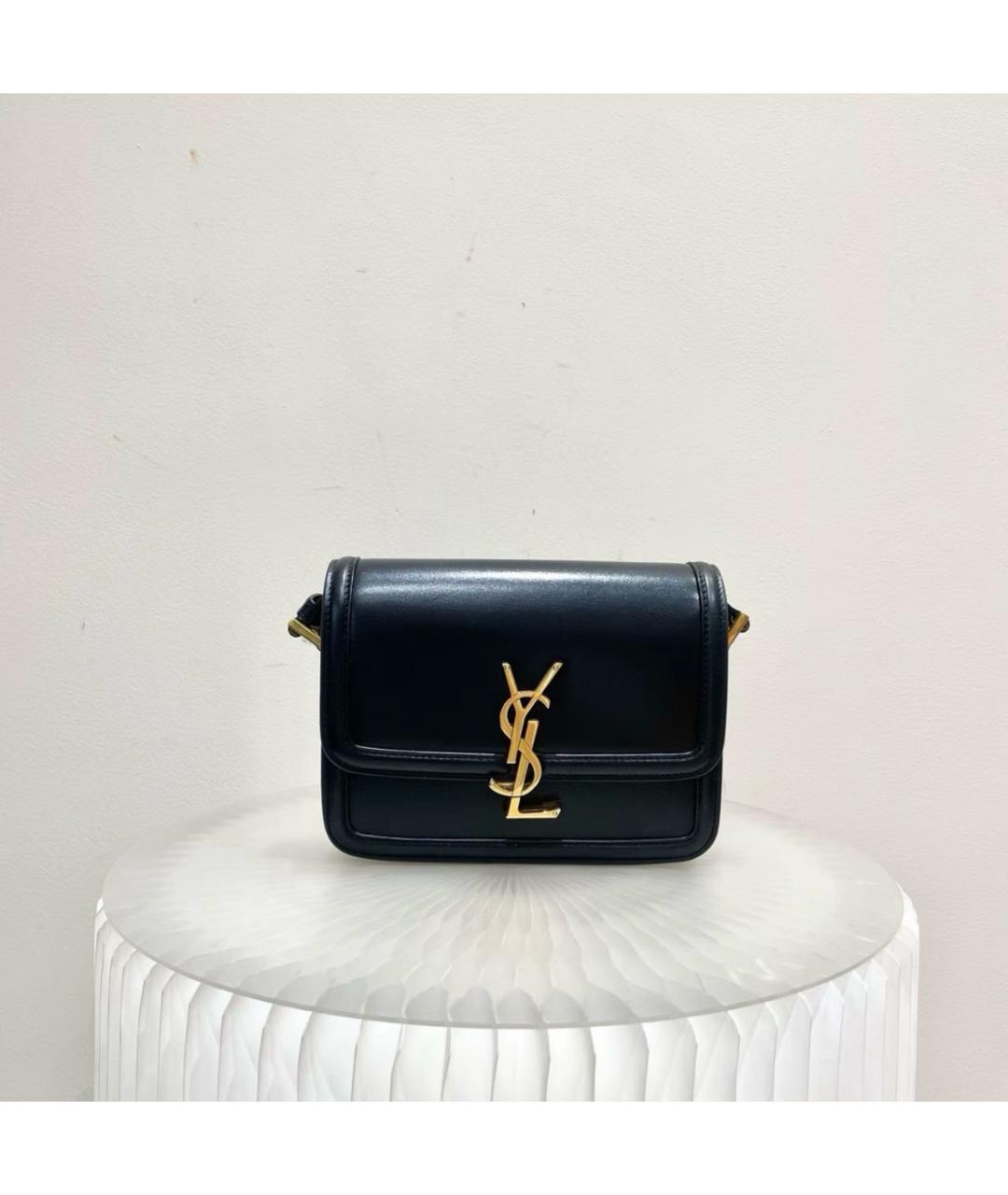 SAINT LAURENT Черная сумка через плечо, фото 2