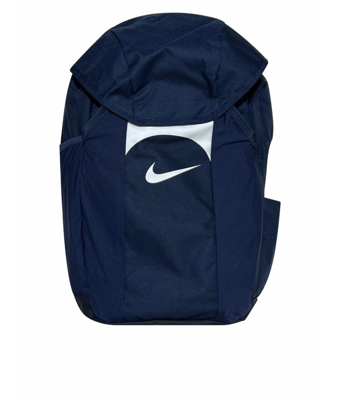 NIKE Темно-синий синтетический рюкзак, фото 1