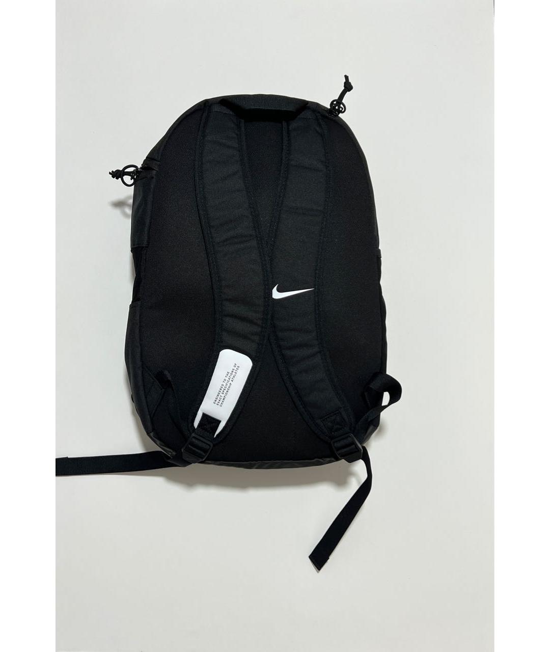 NIKE Черный синтетический рюкзак, фото 3