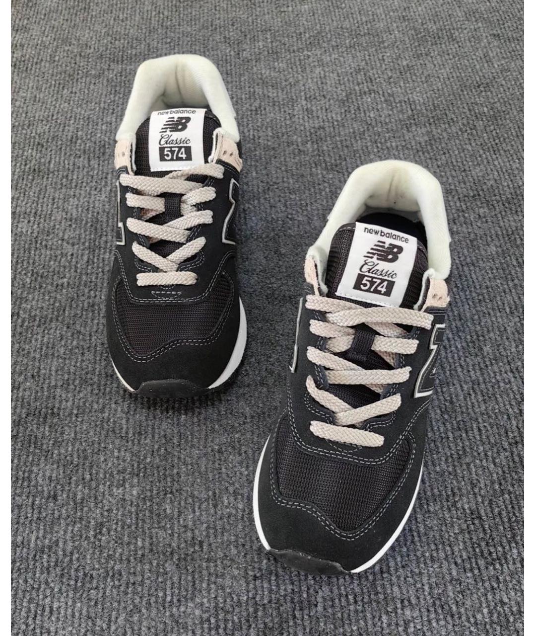 NEW BALANCE Черные замшевые кроссовки, фото 3
