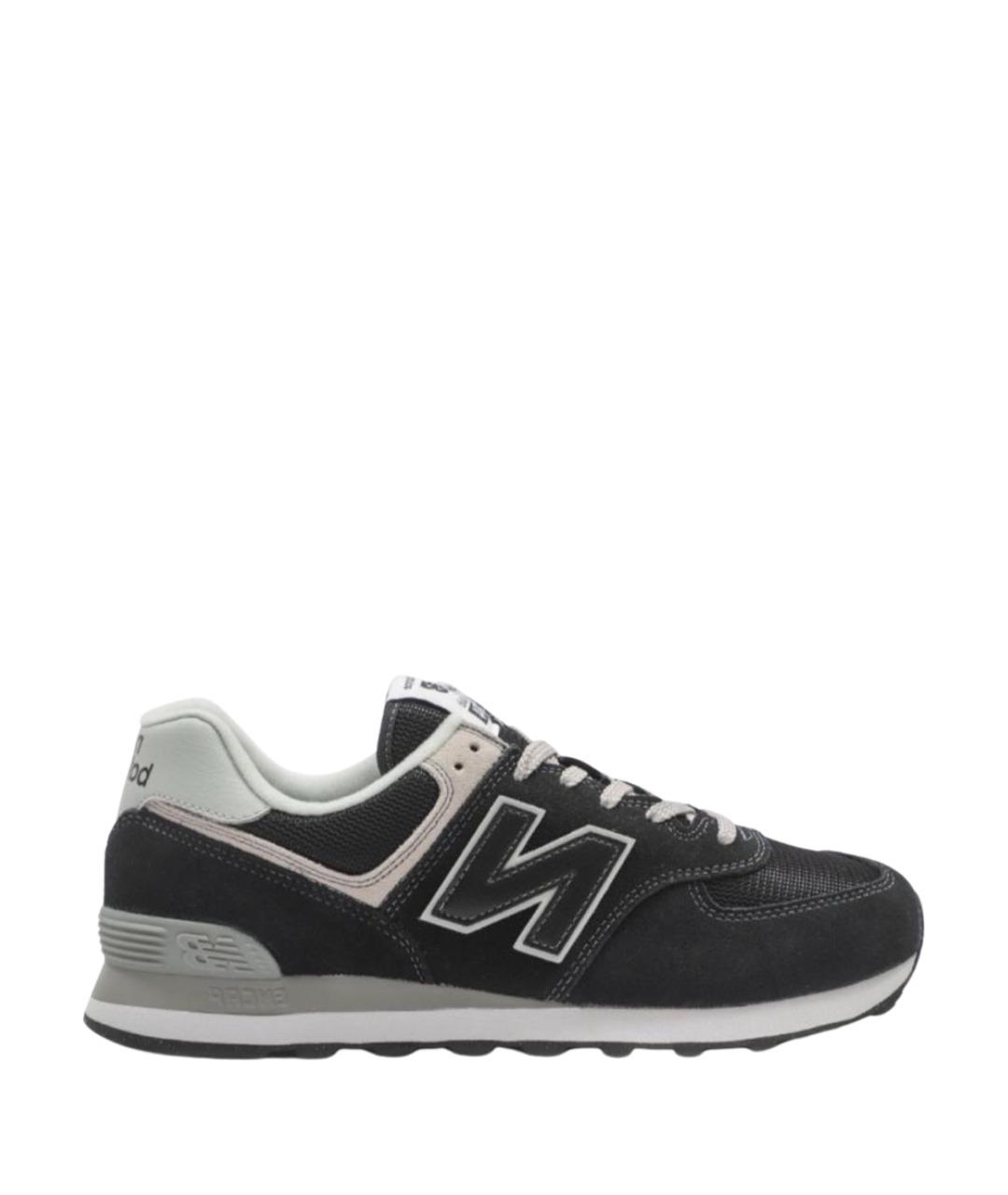 NEW BALANCE Черные замшевые кроссовки, фото 1