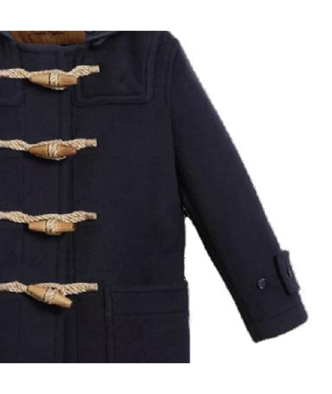 BURBERRY Темно-синее пальто, фото 5