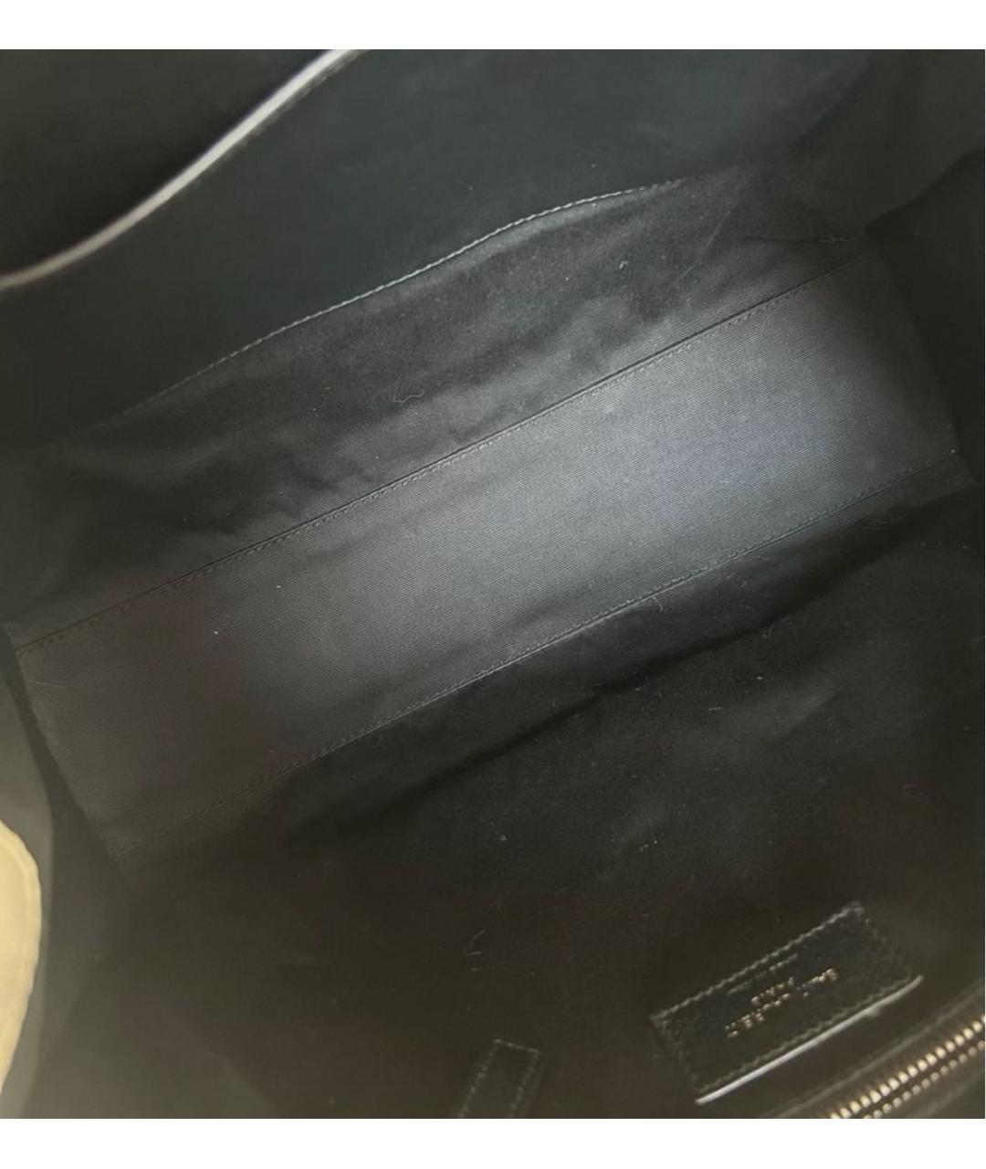 SAINT LAURENT Белая сумка тоут, фото 7