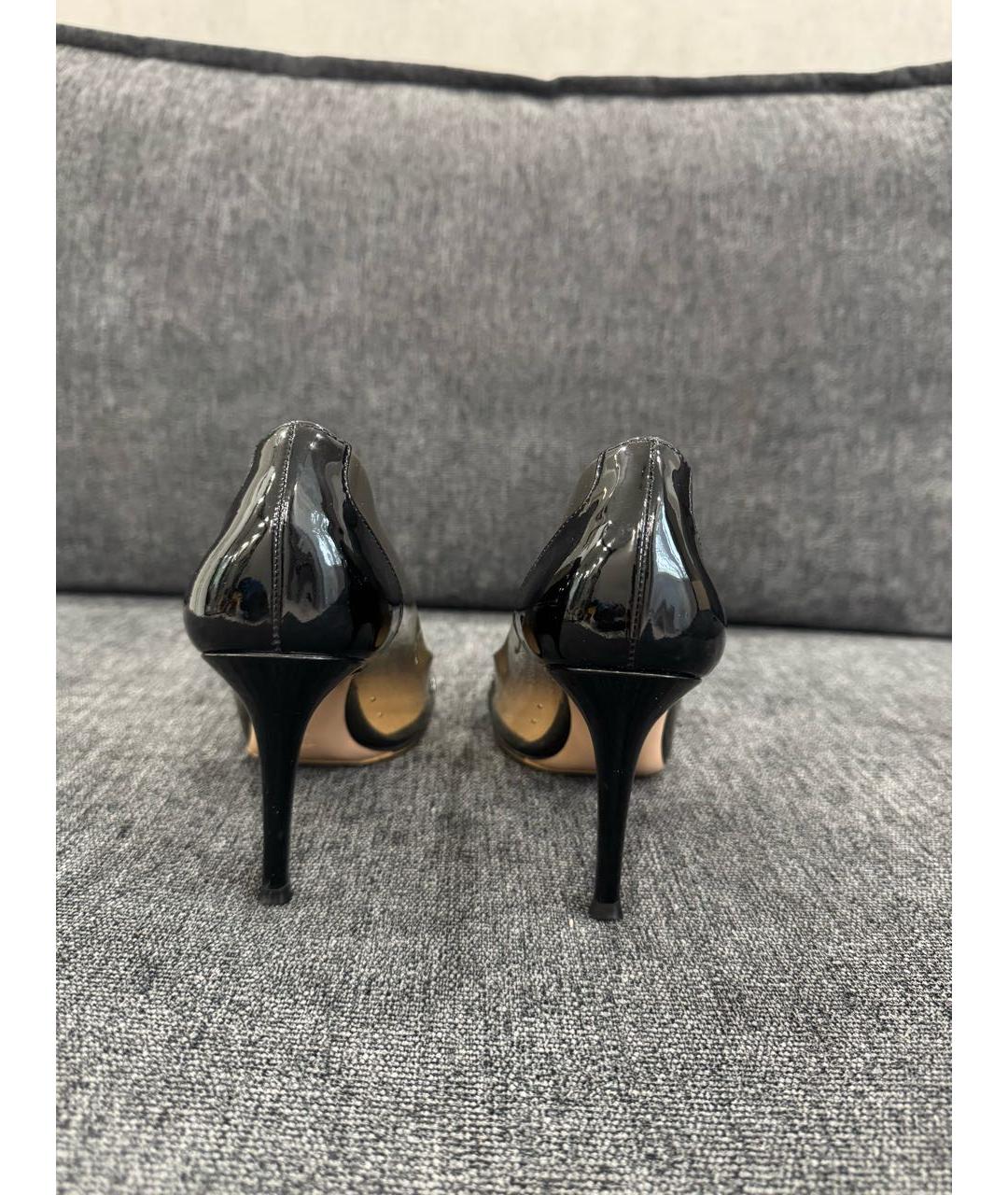 GIANVITO ROSSI Черные кожаные туфли, фото 4