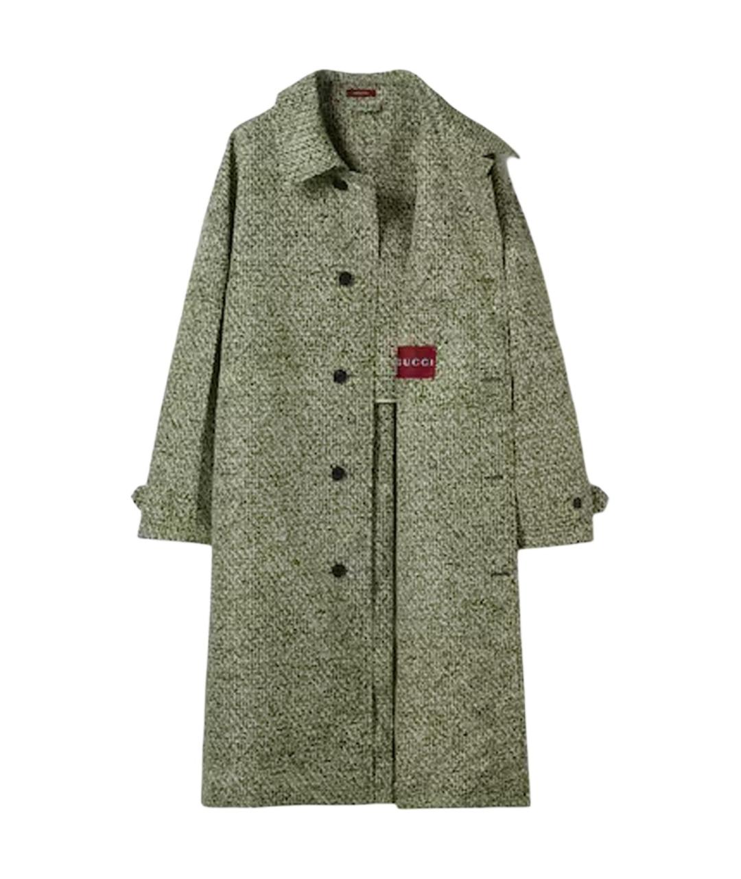 GUCCI Зеленое пальто, фото 2