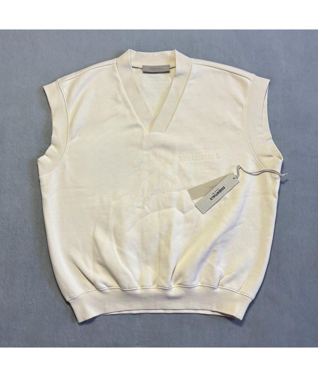 FEAR OF GOD ESSENTIALS Бежевая хлопковая жилетка, фото 9