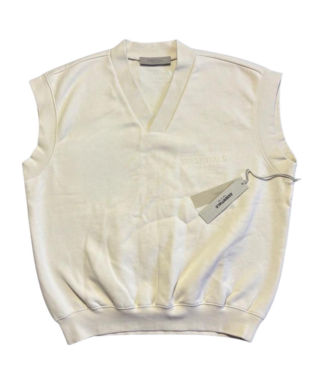 FEAR OF GOD ESSENTIALS Бежевая хлопковая жилетка, фото 1