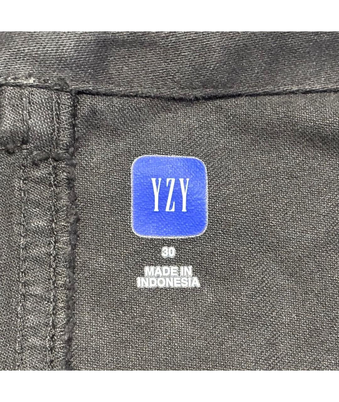 YEEZY Черные хлопковые повседневные брюки, фото 5