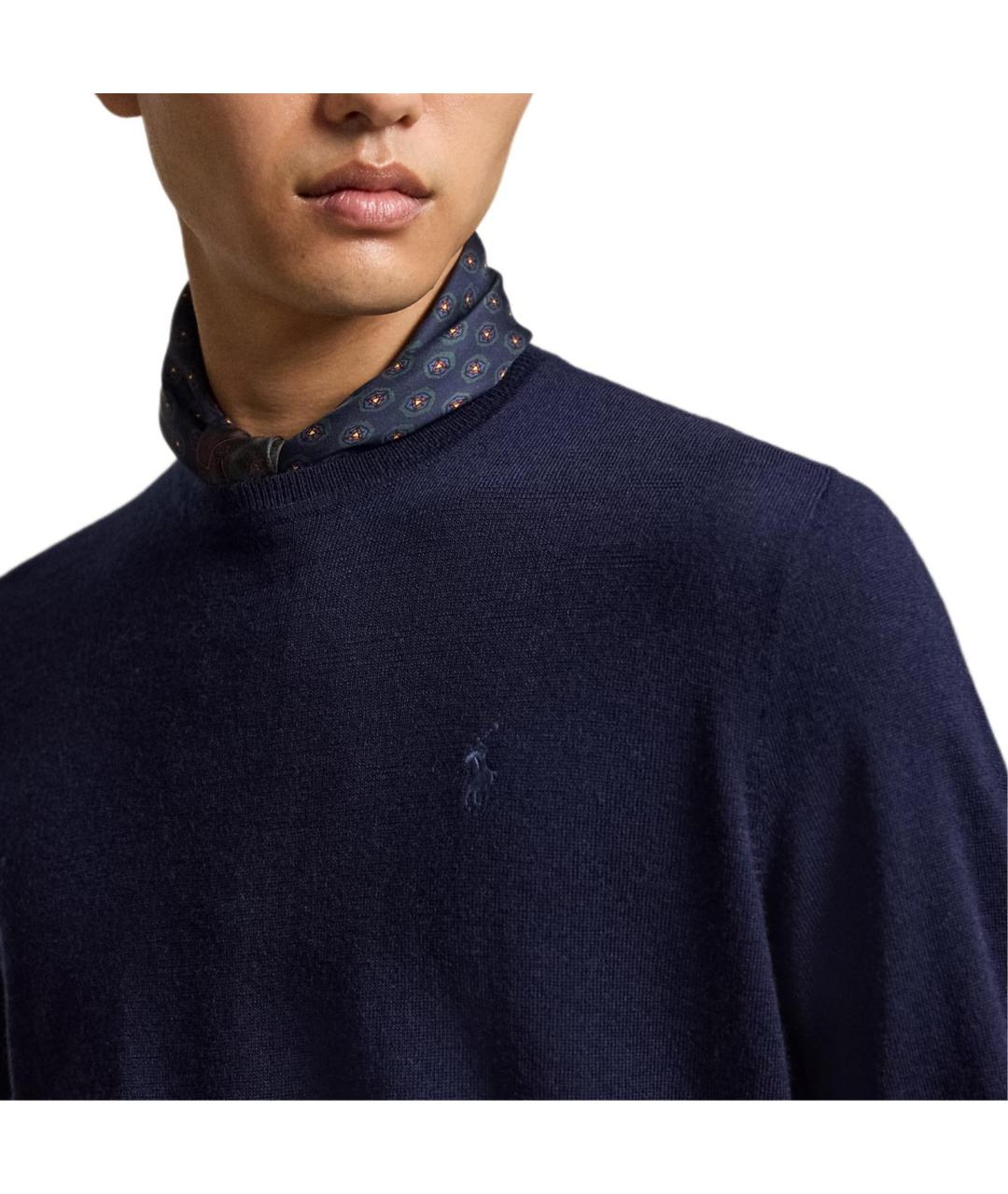 POLO RALPH LAUREN Темно-синий джемпер / свитер, фото 5