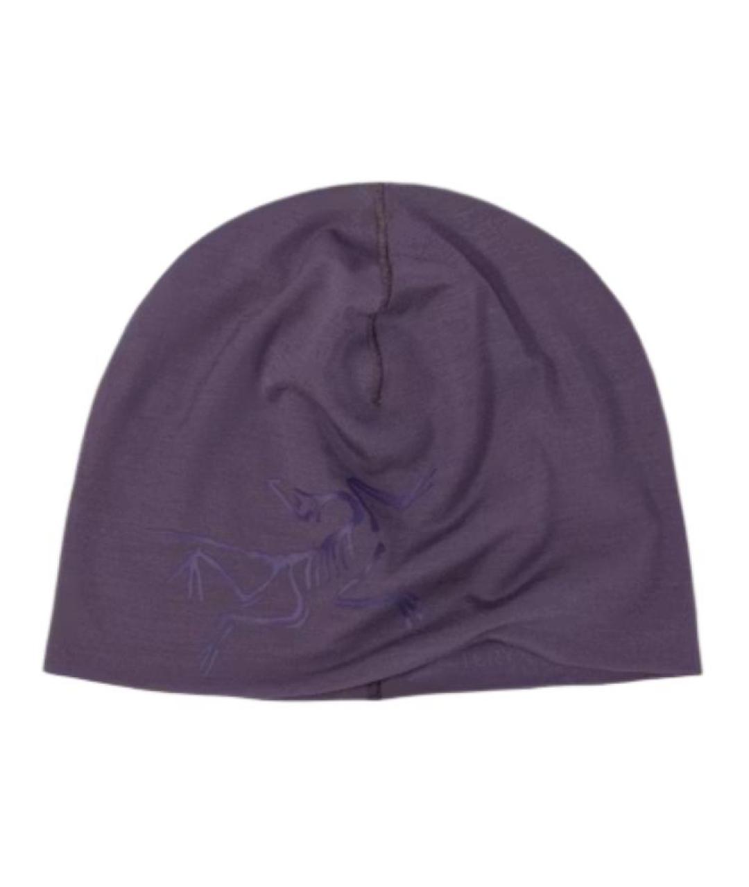 ARCTERYX Фиолетовая шерстяная шапка, фото 1