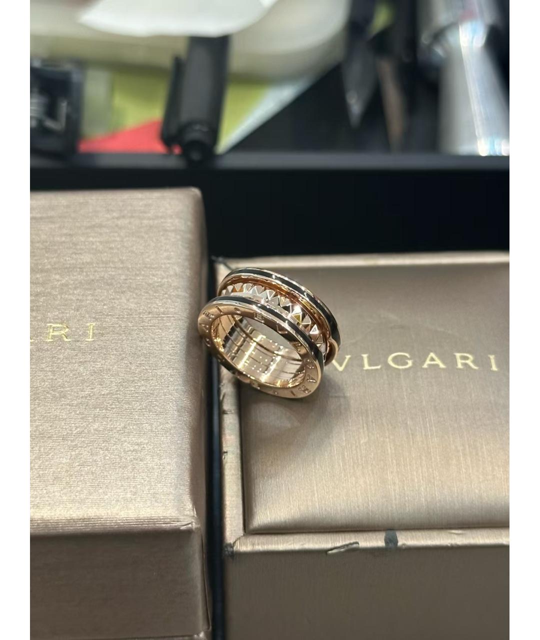 BVLGARI Золотое кольцо из розового золота, фото 2