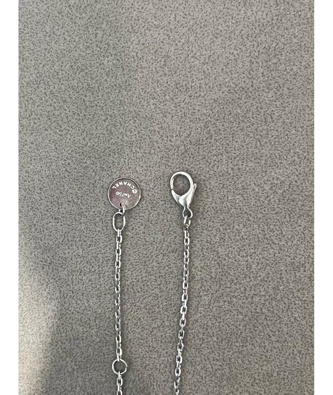 CHANEL Серебряное колье из белого золота, фото 4