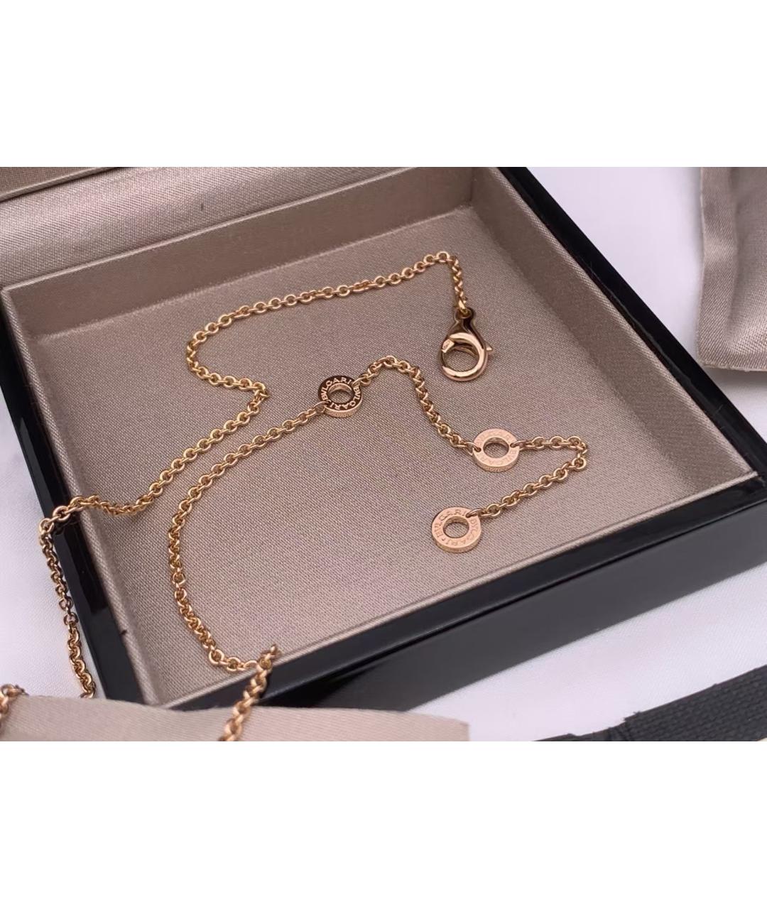 BVLGARI Золотая подвеска из розового золота, фото 3