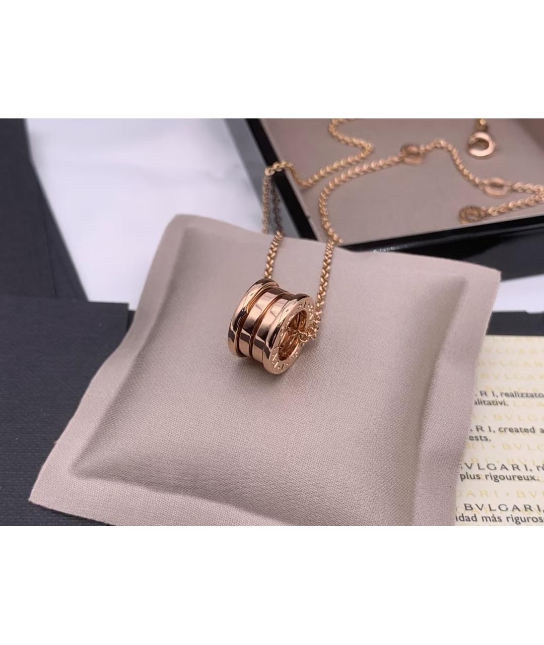 BVLGARI Золотая подвеска из розового золота, фото 5
