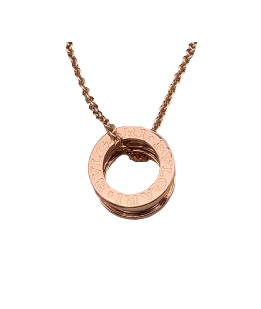 BVLGARI Золотая подвеска из розового золота, фото 6