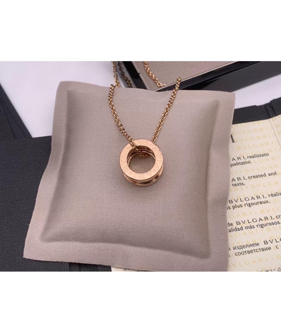 BVLGARI Золотая подвеска из розового золота, фото 2