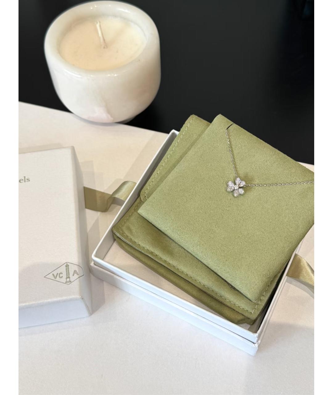 VAN CLEEF & ARPELS Серебряная подвеска из белого золота, фото 2