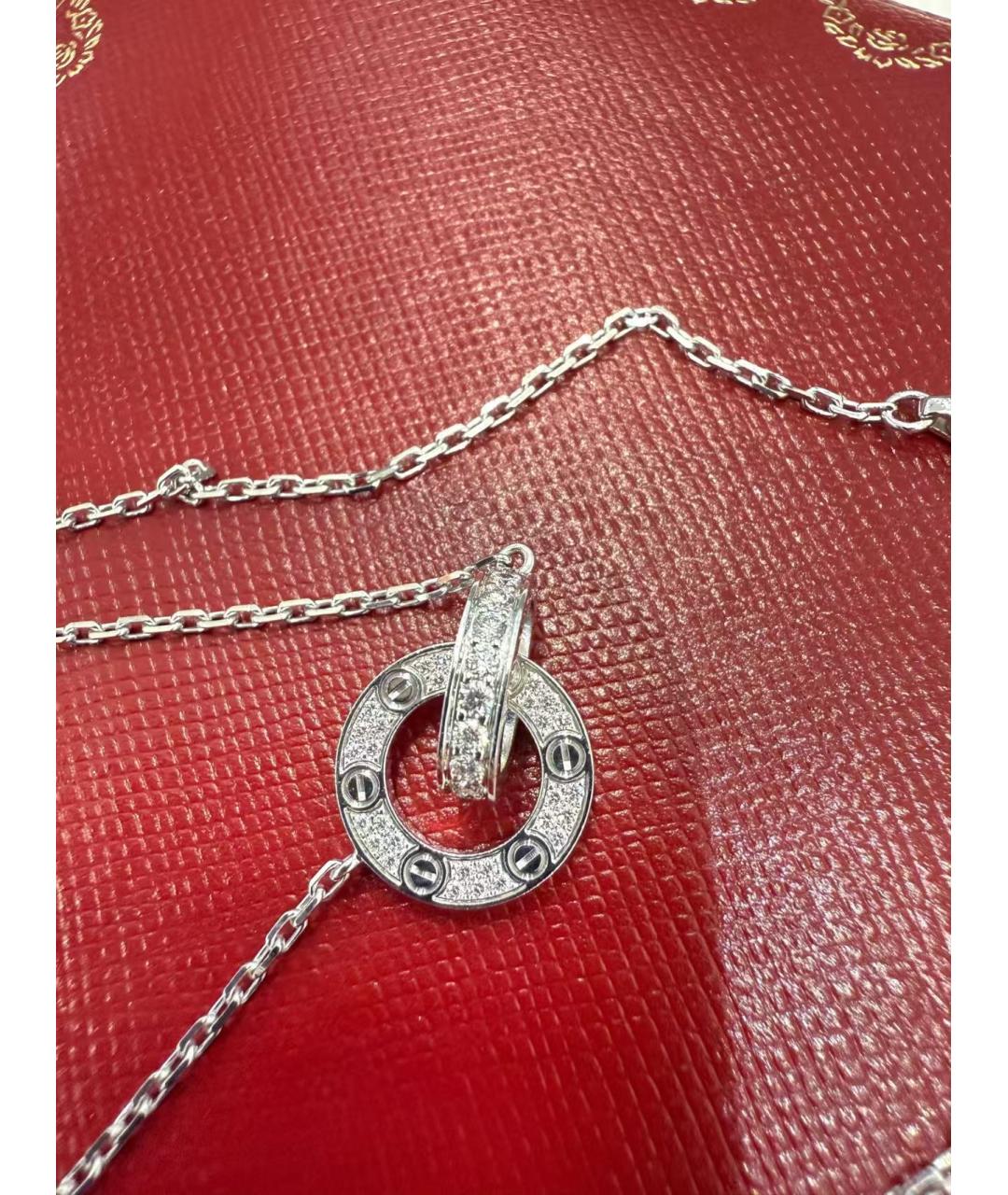 CARTIER Серебряная подвеска из белого золота, фото 2