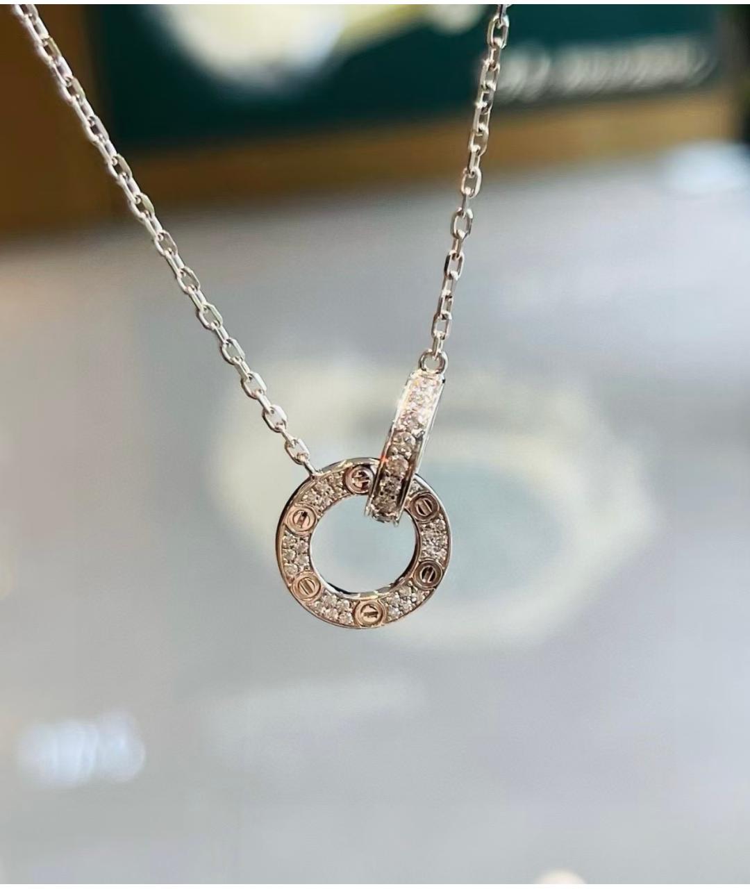 CARTIER Серебряная подвеска из белого золота, фото 3