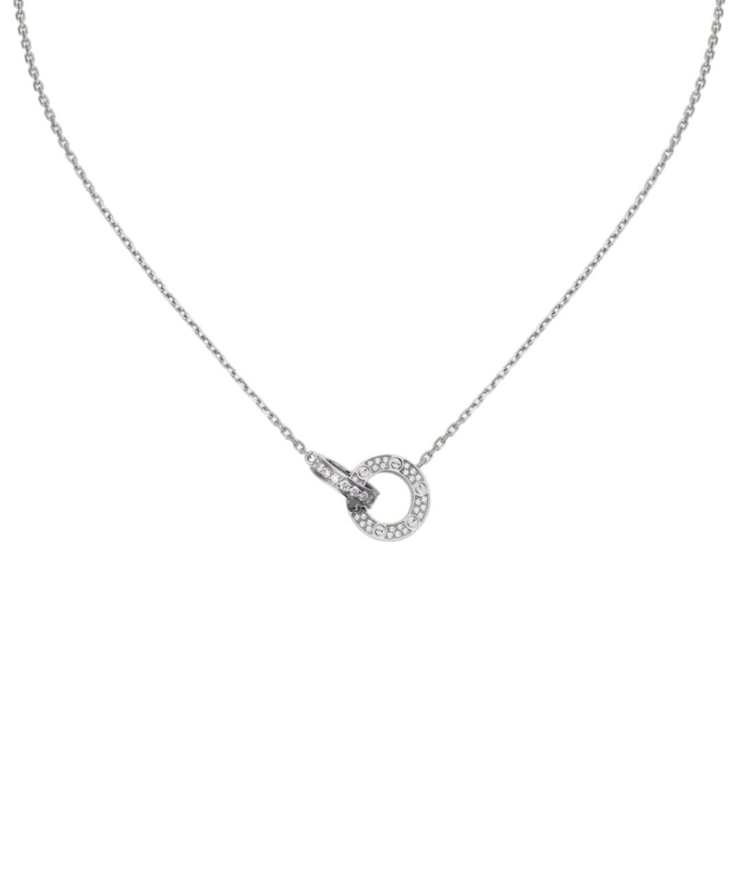 CARTIER Серебряная подвеска из белого золота, фото 1