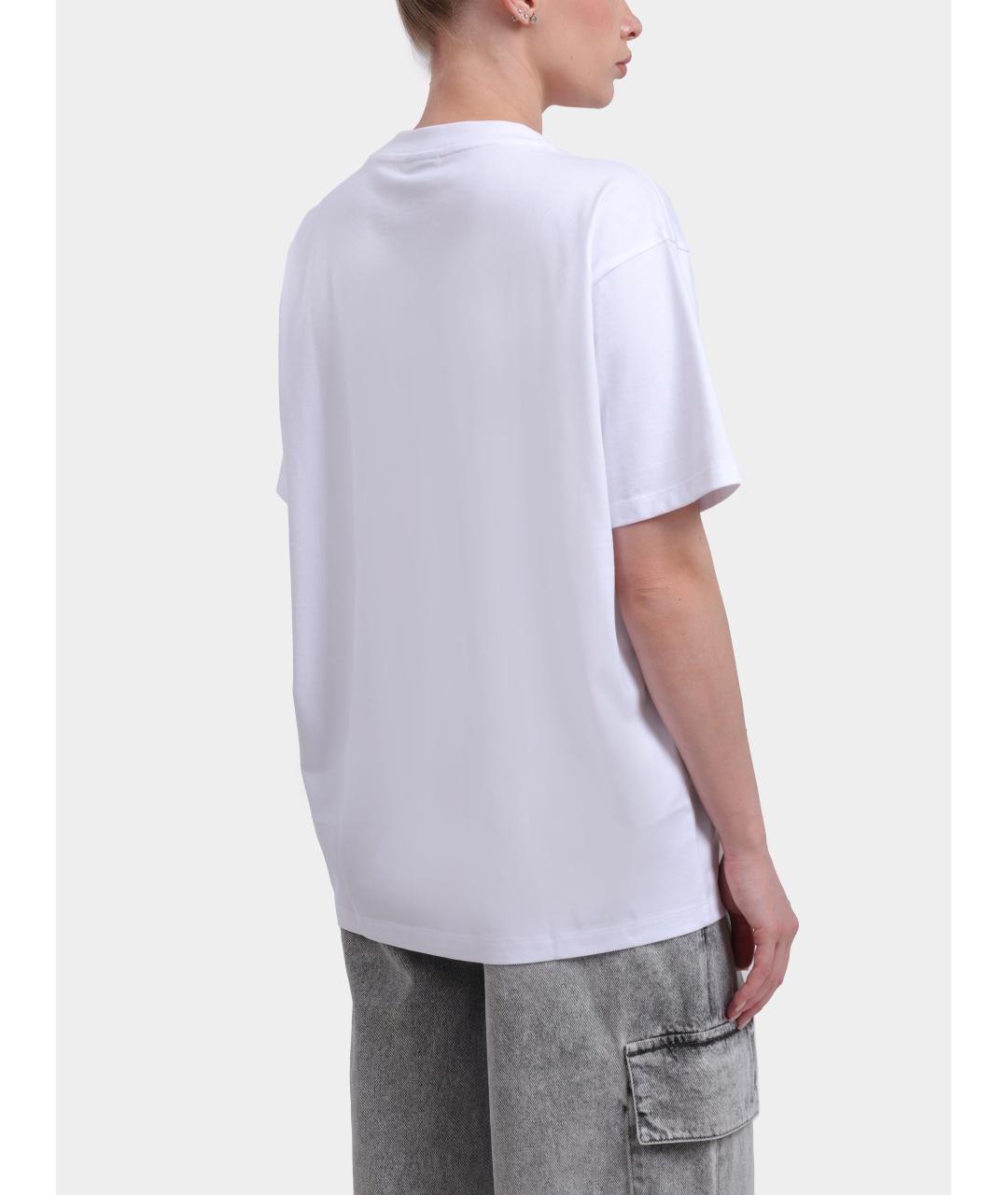 ARMANI EXCHANGE Белая хлопковая футболка, фото 5