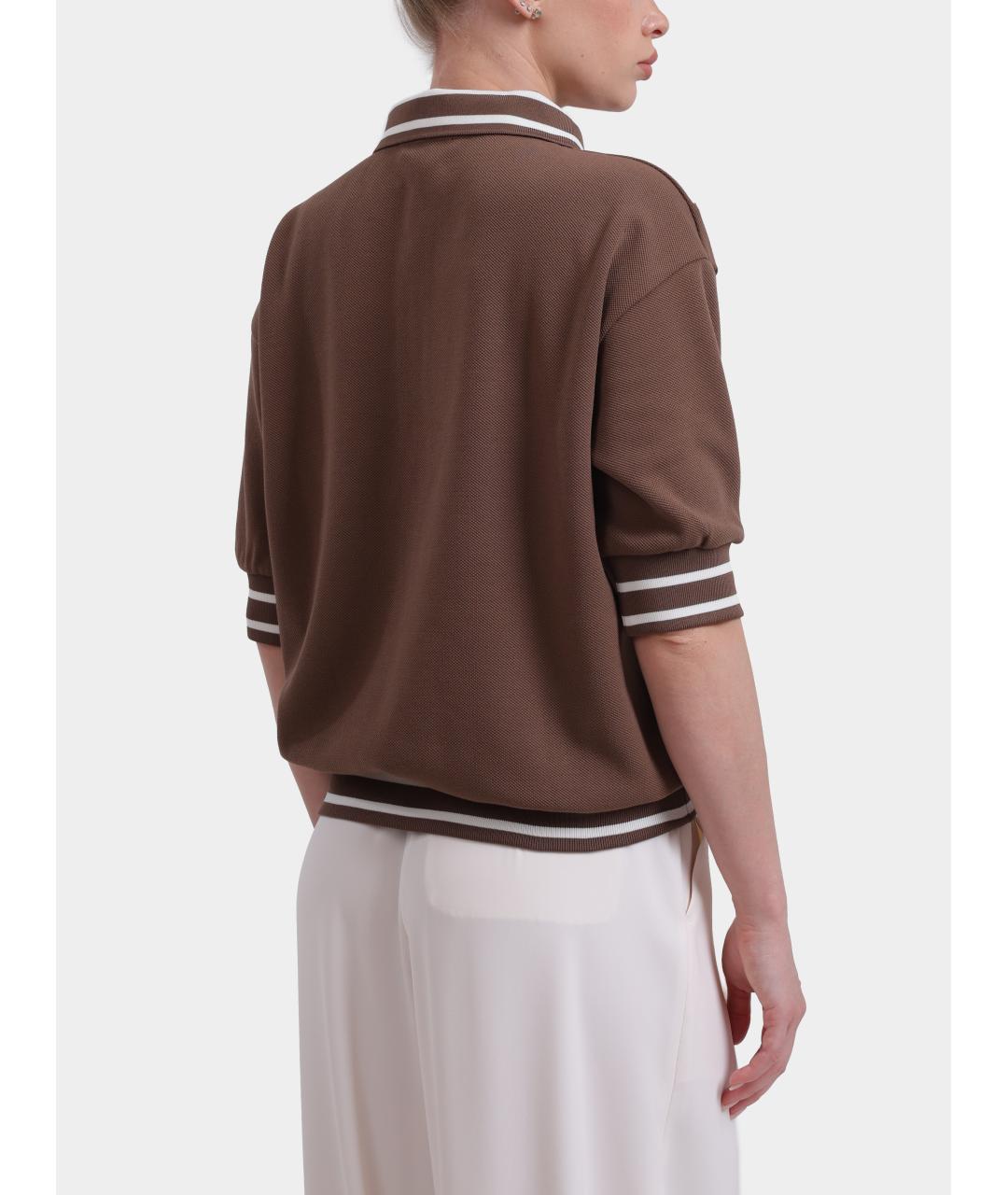 ARMANI EXCHANGE Коричневая футболка, фото 5