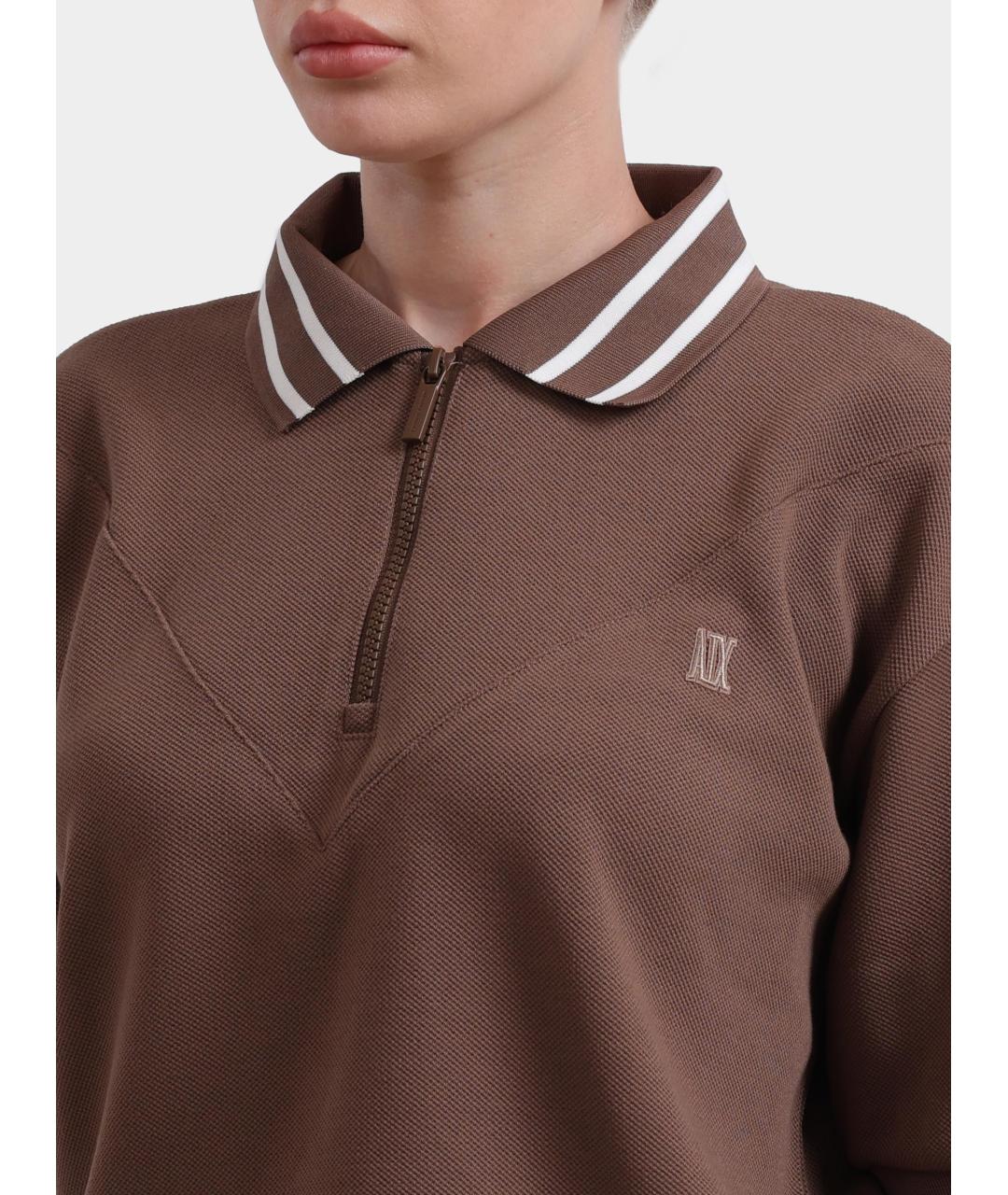 ARMANI EXCHANGE Коричневая футболка, фото 4