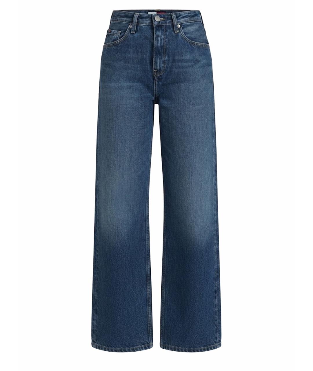 TOMMY HILFIGER Синие хлопковые прямые джинсы, фото 1