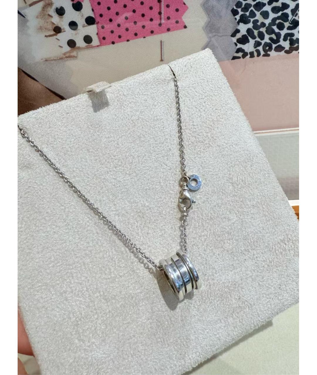 BVLGARI Серебряная подвеска из белого золота, фото 2