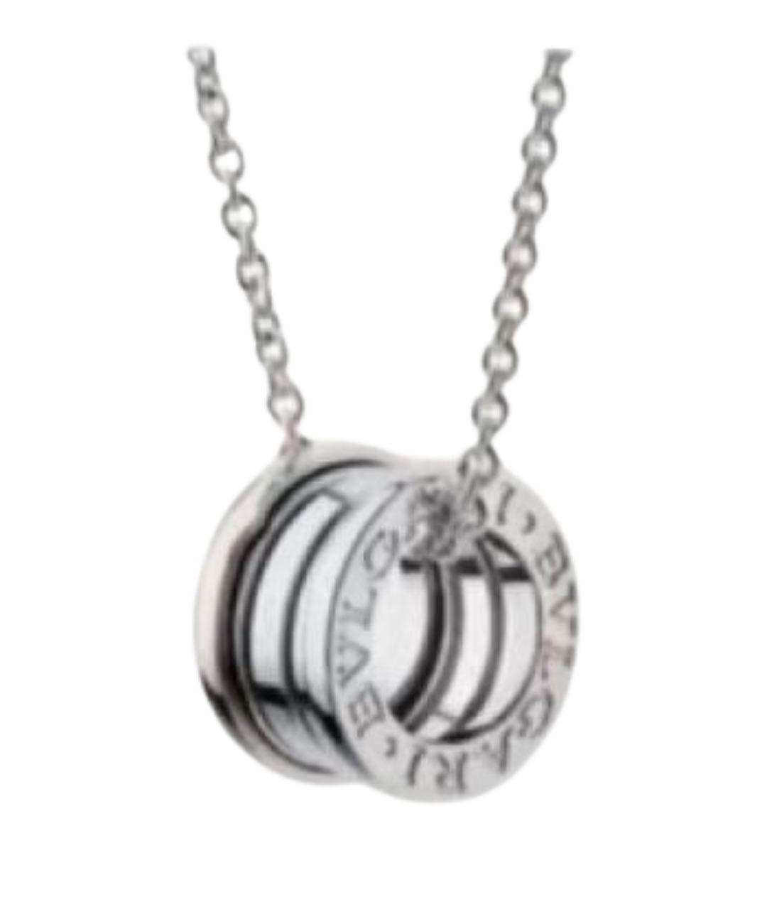 BVLGARI Серебряная подвеска из белого золота, фото 1