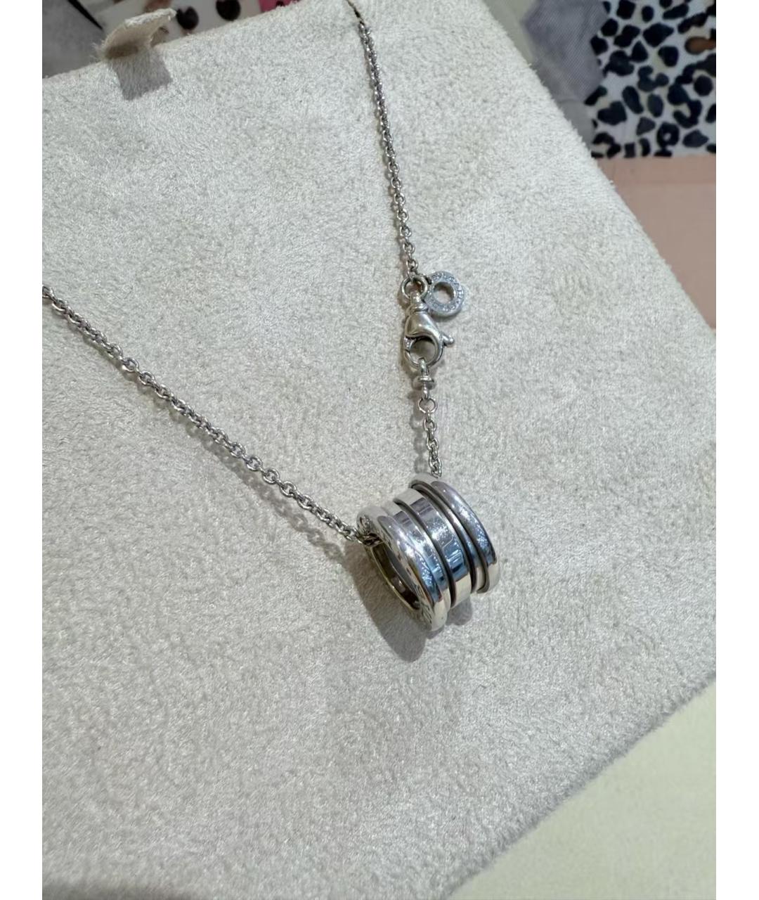 BVLGARI Серебряная подвеска из белого золота, фото 3