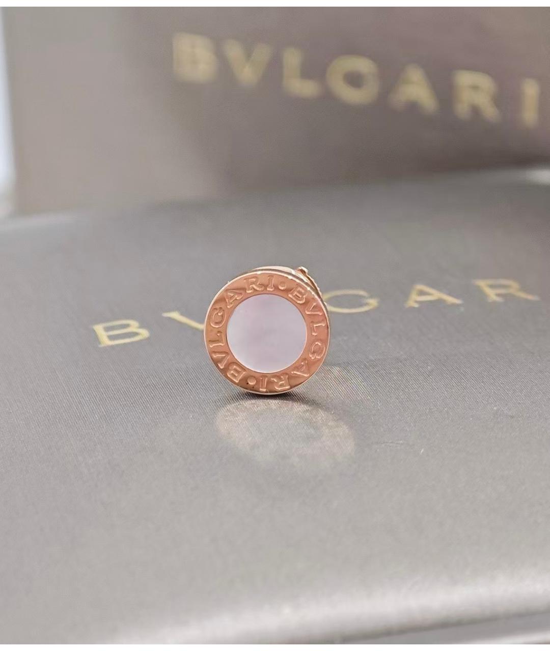 BVLGARI Золотые серьги из розового золота, фото 3