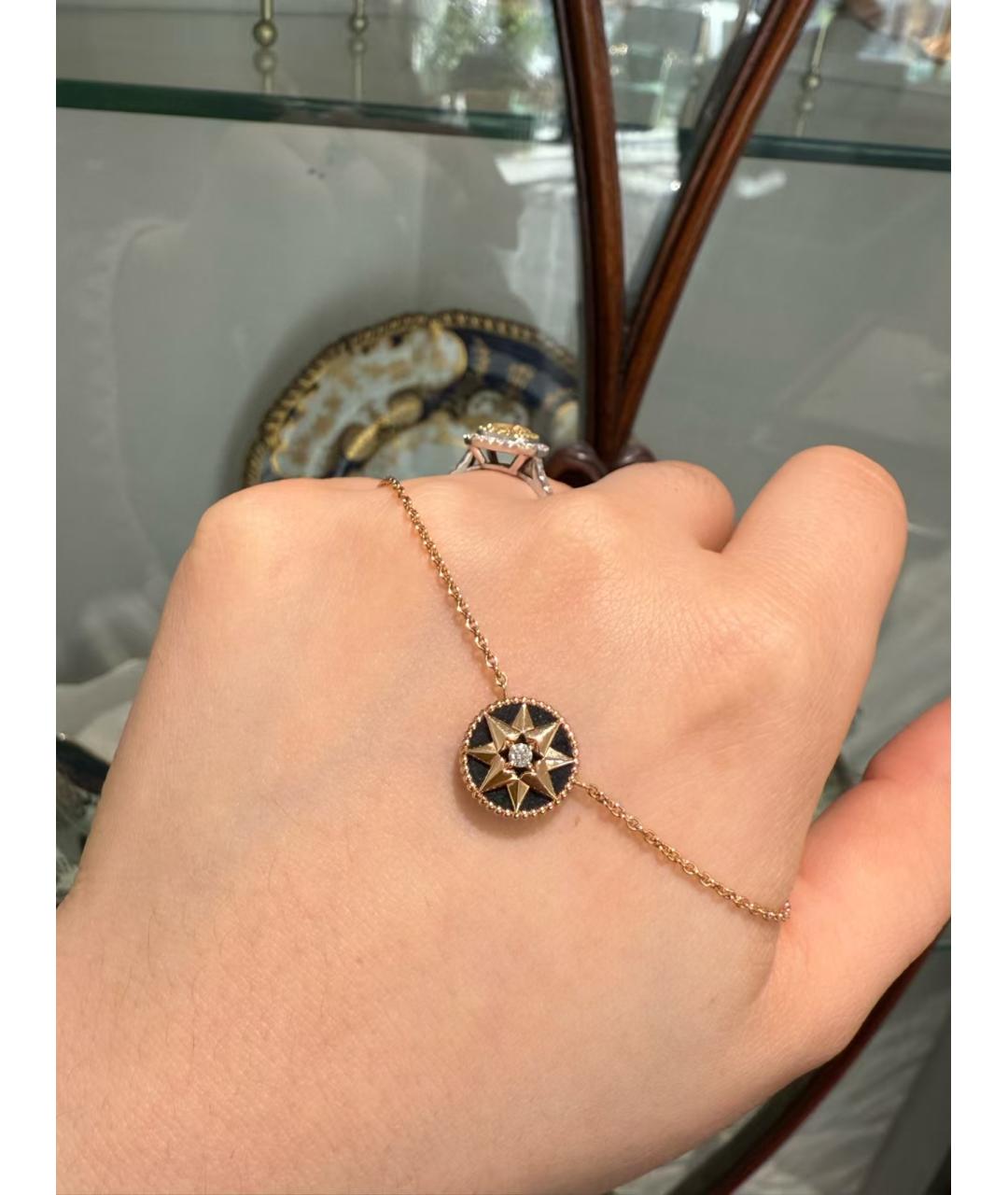 CHRISTIAN DIOR Золотая подвеска из розового золота, фото 5