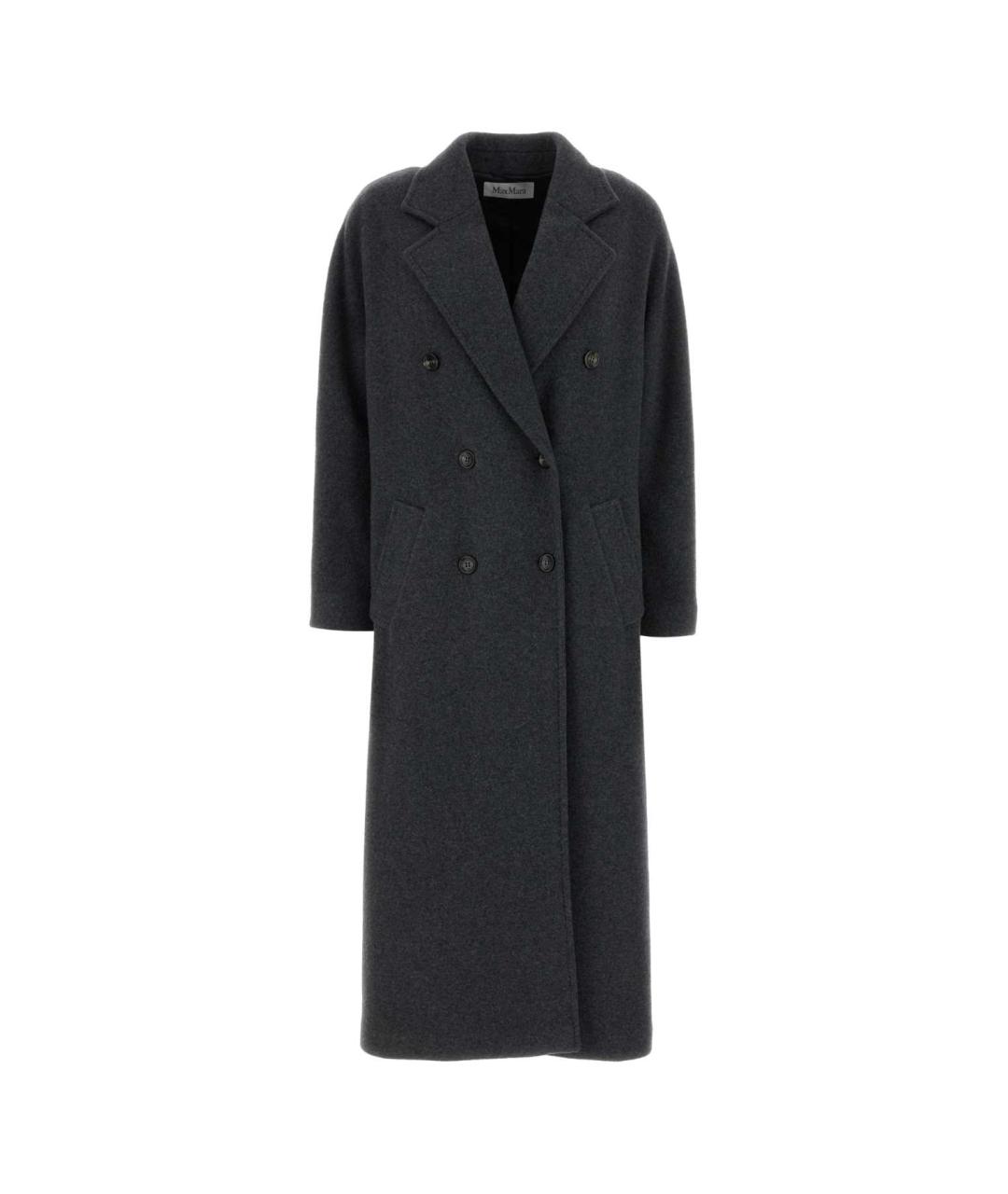 MAX MARA Серое кашемировое пальто, фото 1
