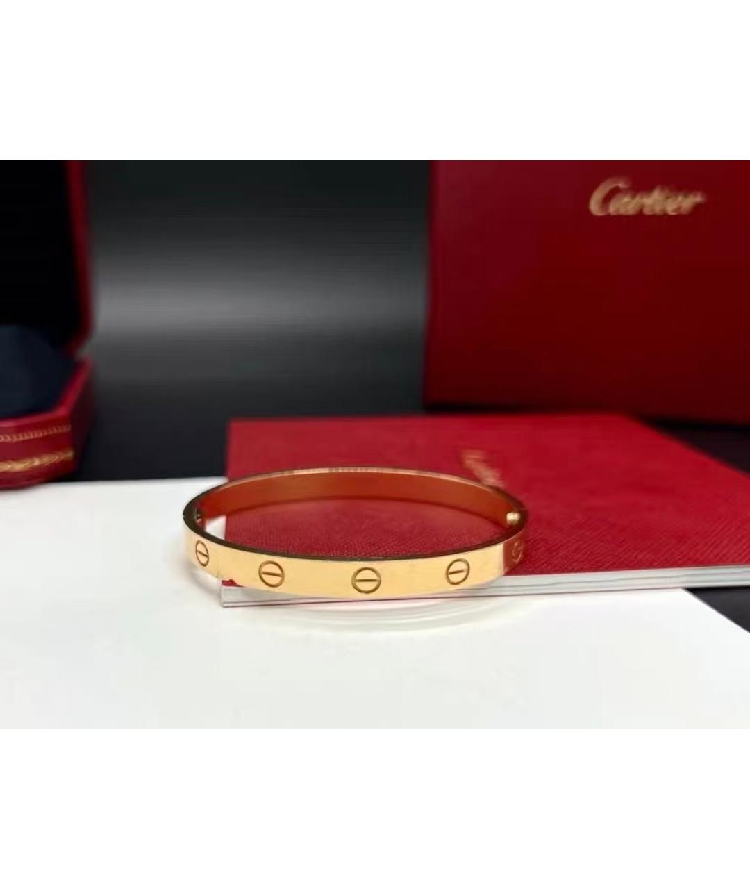 CARTIER Золотой браслет из розового золота, фото 4