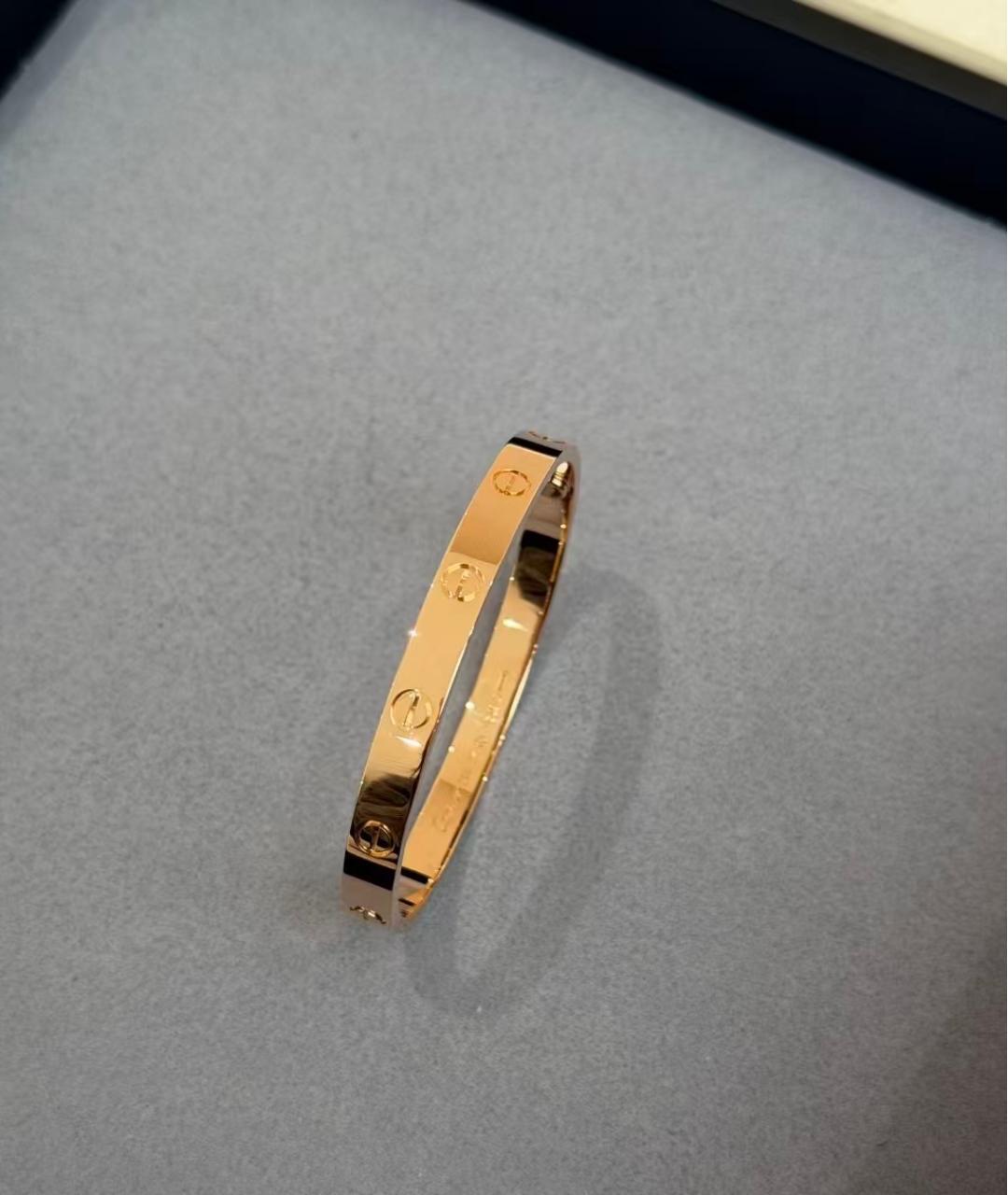 CARTIER Золотой браслет из розового золота, фото 3