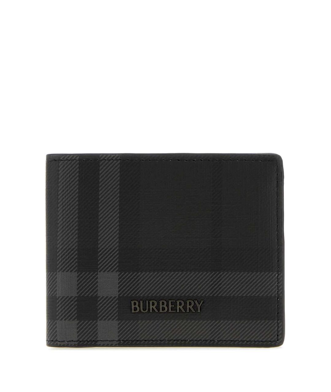 BURBERRY Черный полиуретановый кошелек, фото 1