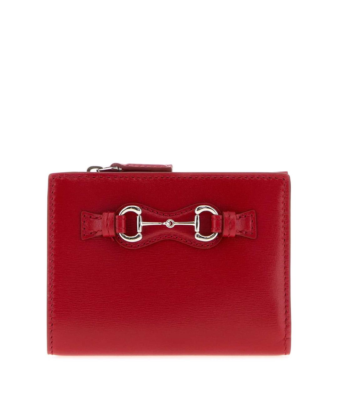 GUCCI Красный кожаный кошелек, фото 1