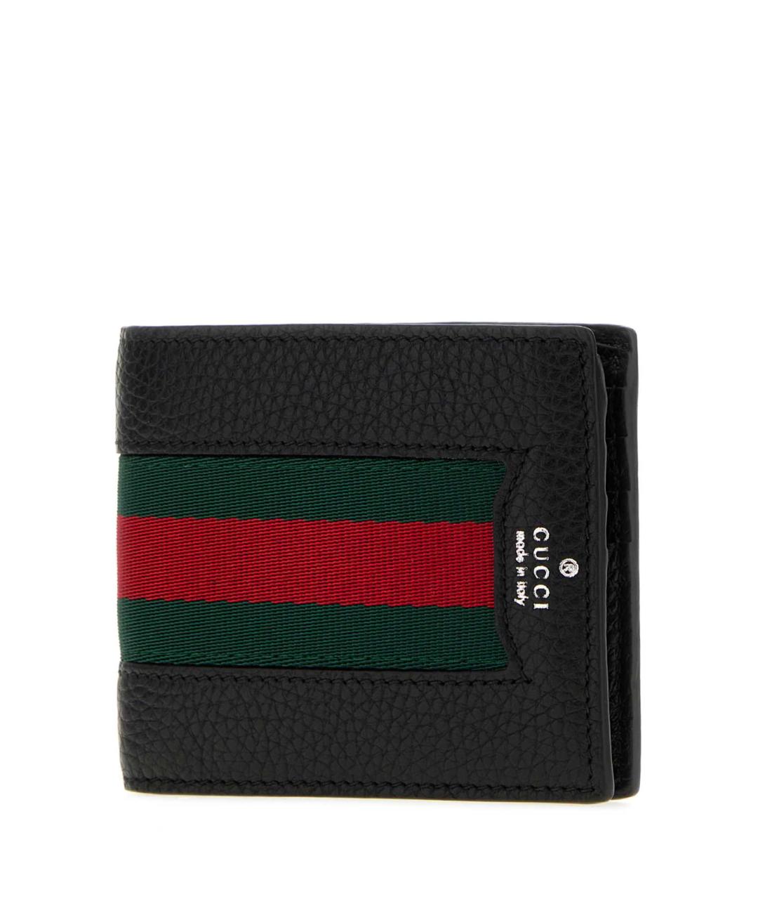 GUCCI Черный кожаный кошелек, фото 2