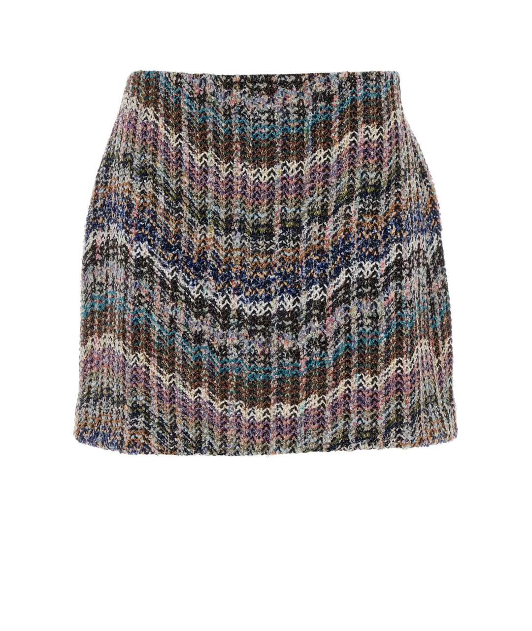 MISSONI Мульти полиэстеровая юбка мини, фото 1
