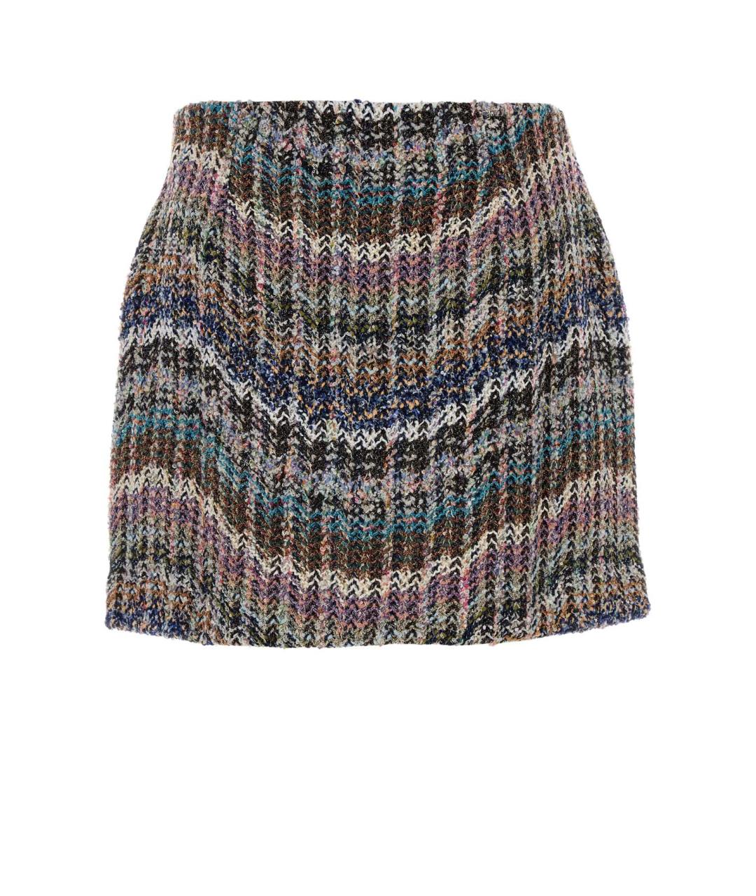 MISSONI Мульти полиэстеровая юбка мини, фото 2