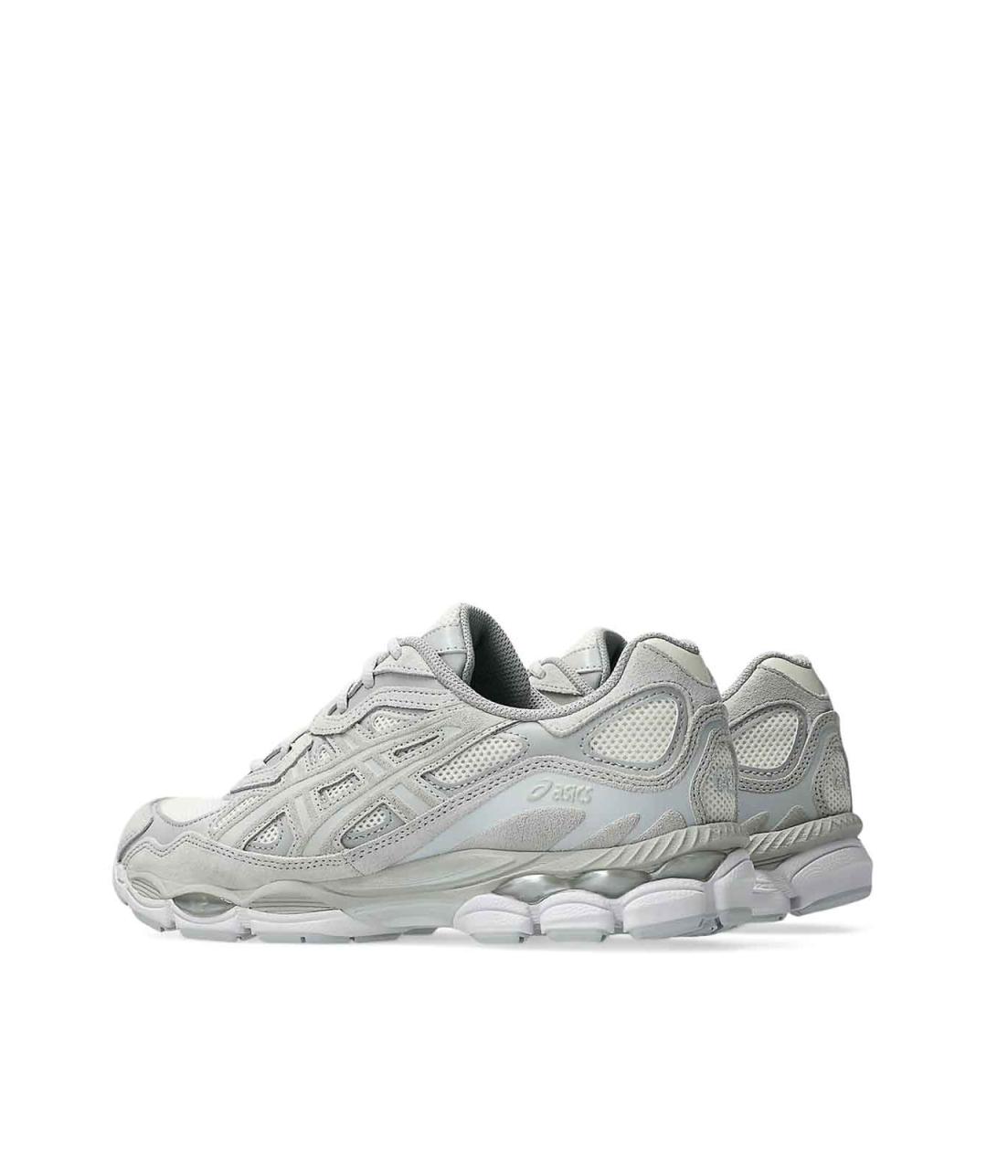 ASICS Серые замшевые кроссовки, фото 4