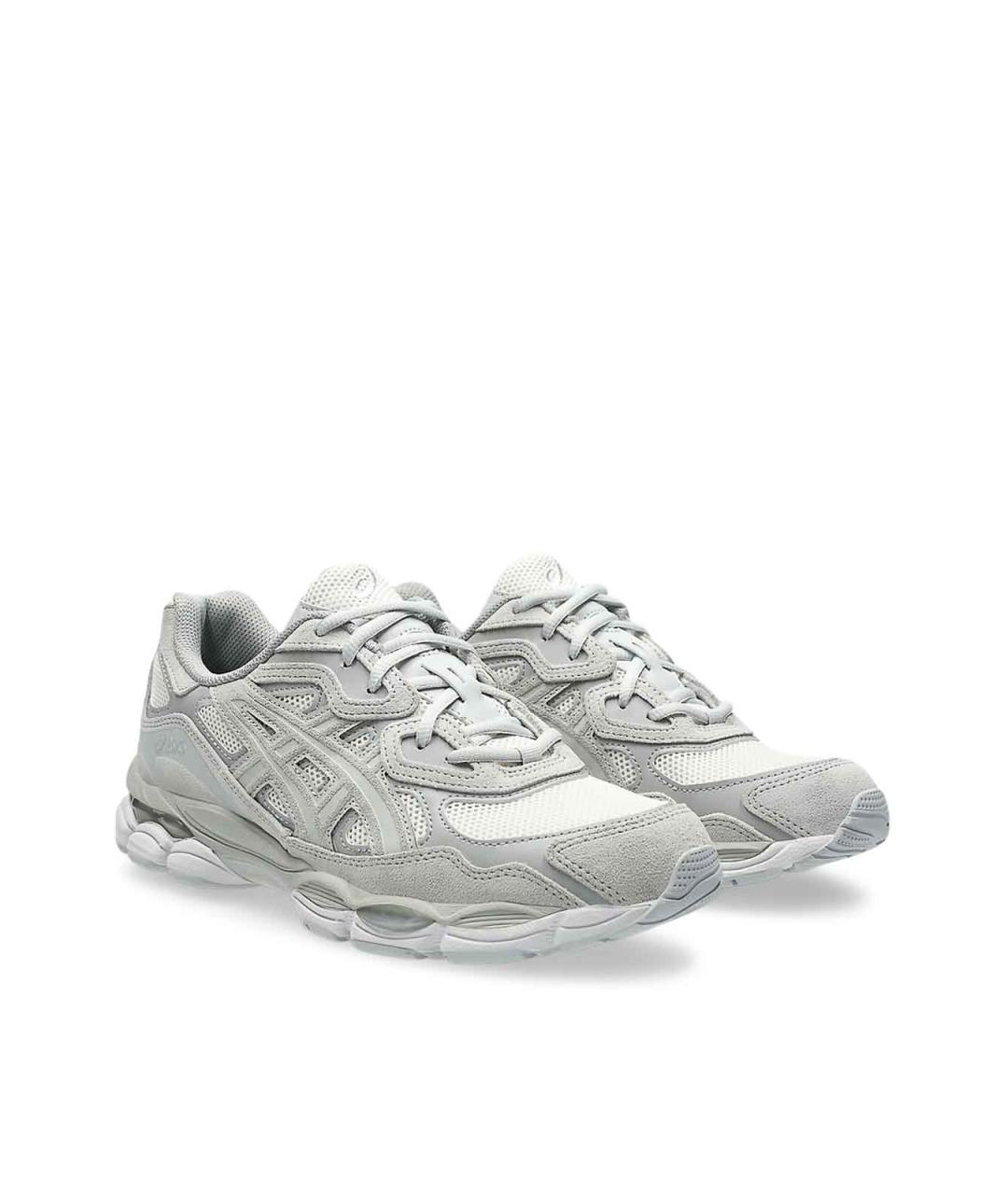 ASICS Серые замшевые кроссовки, фото 2