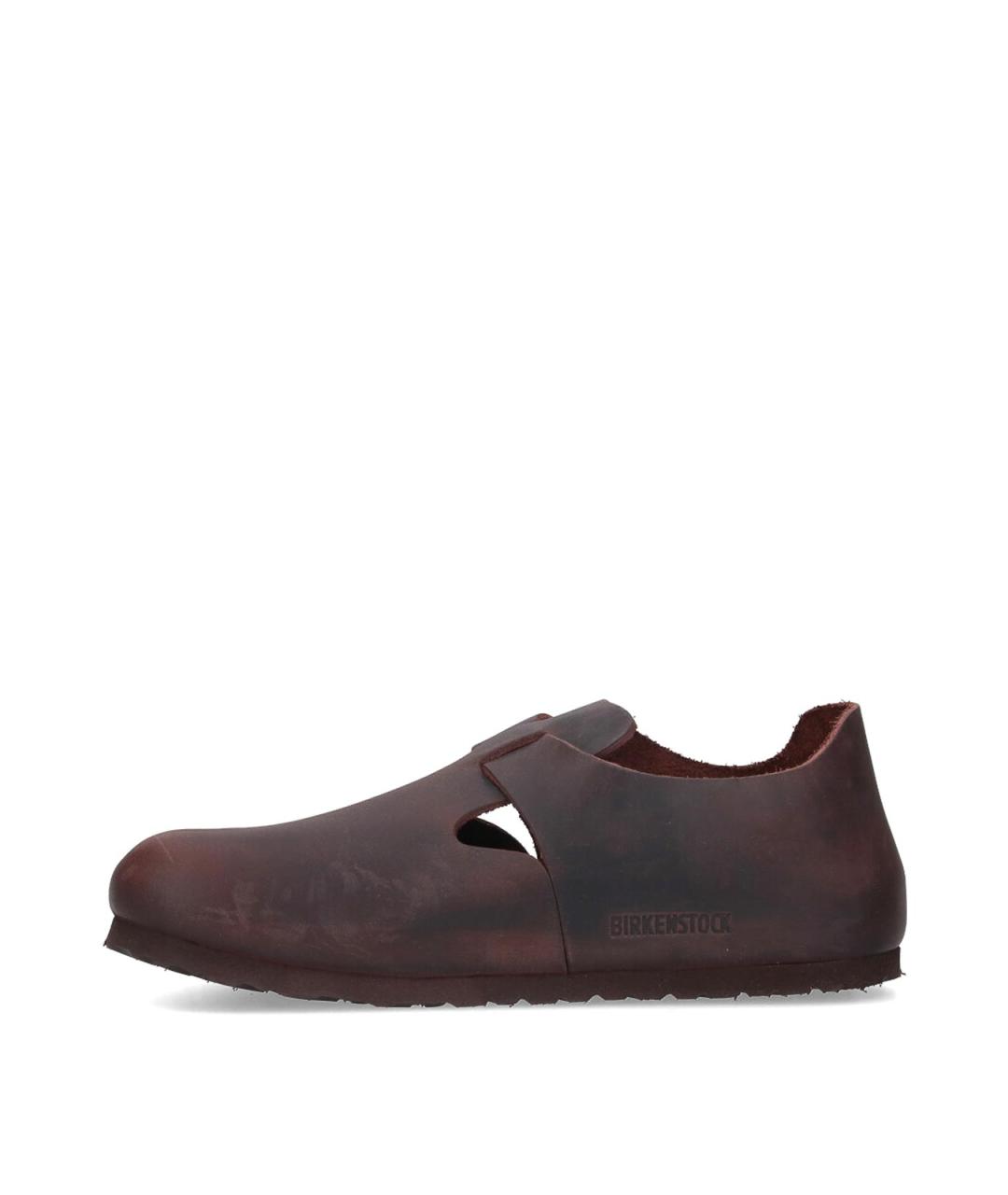 BIRKENSTOCK Коричневые кожаные сандалии, фото 3