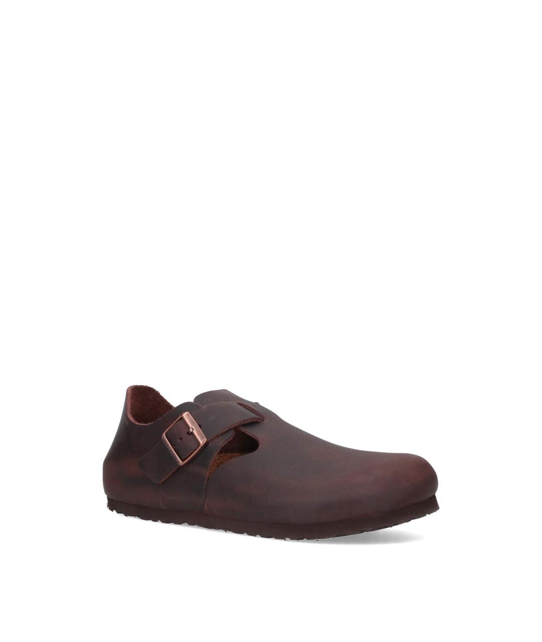 BIRKENSTOCK Коричневые кожаные сандалии, фото 2
