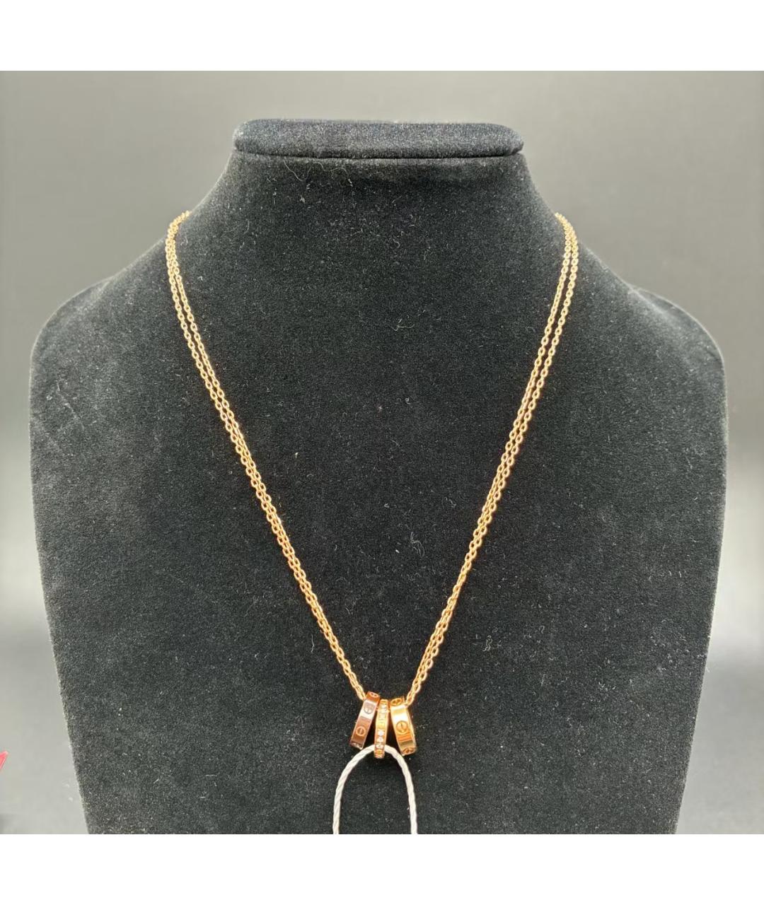 CARTIER Золотая подвеска, фото 2
