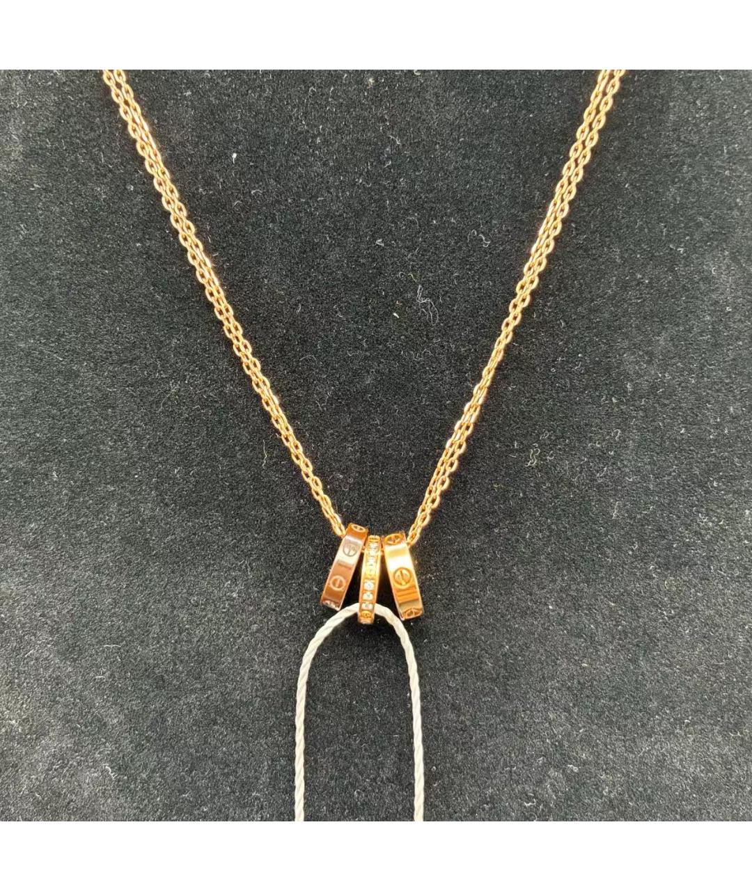 CARTIER Золотая подвеска, фото 3